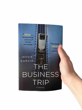 The Business Trip by Jessie Garcia - Blue/Black Hardcover Book